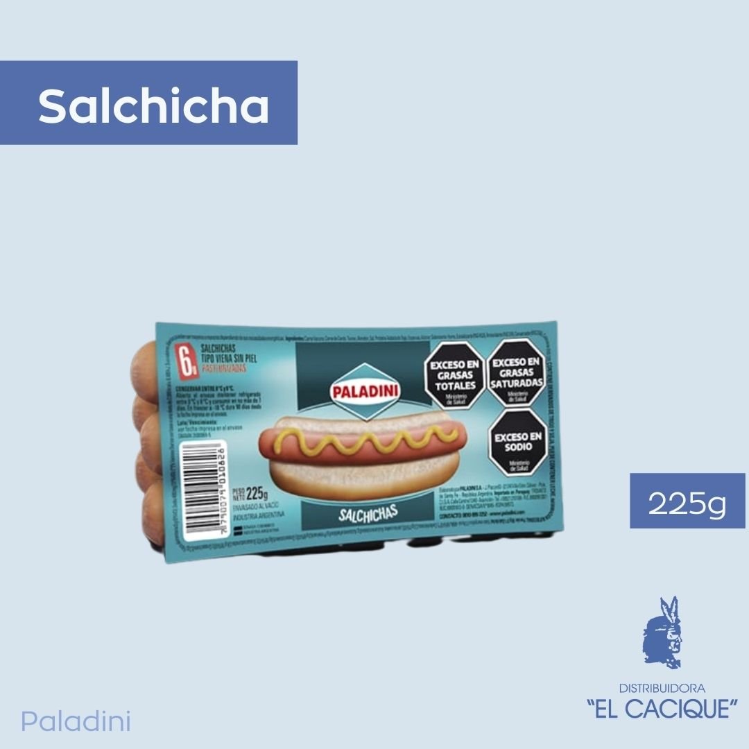 SALCHICHA PALADINI X 6 U.